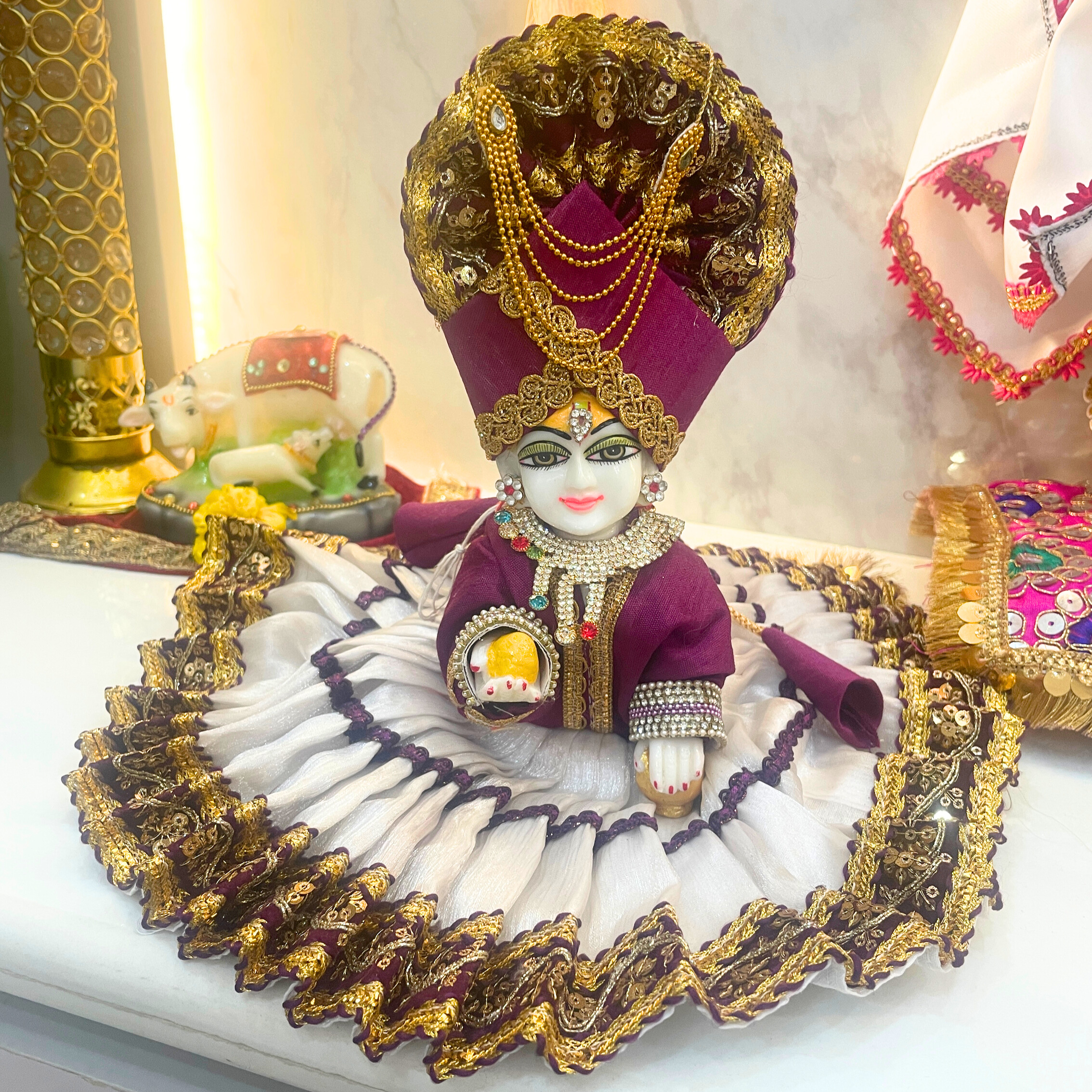 Rajsi Shyam Shringar – Divine Royal Grace Ladoo Gopal Poshak