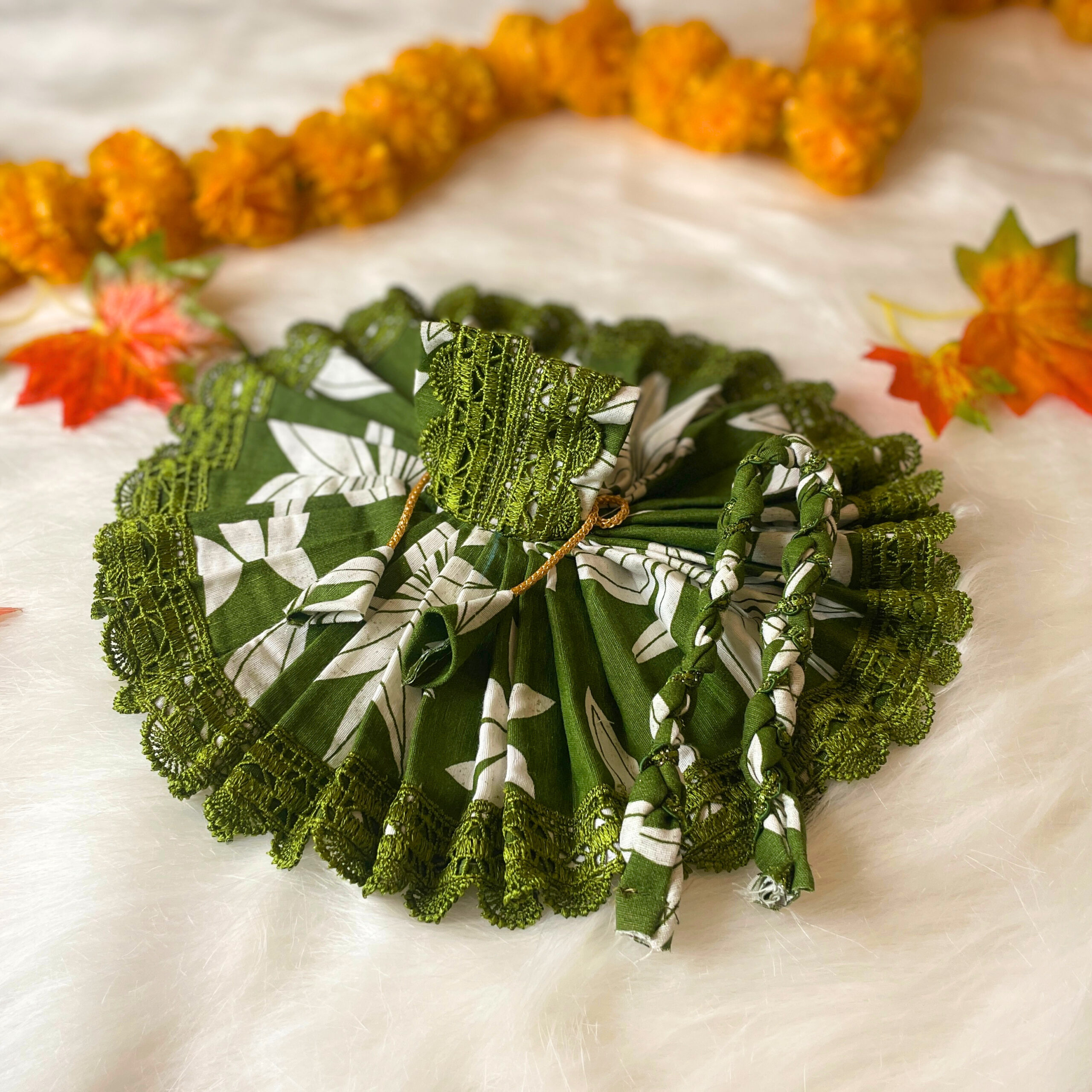 Vrindavan Hariyali Shringar Ladoo Gopal Poshak