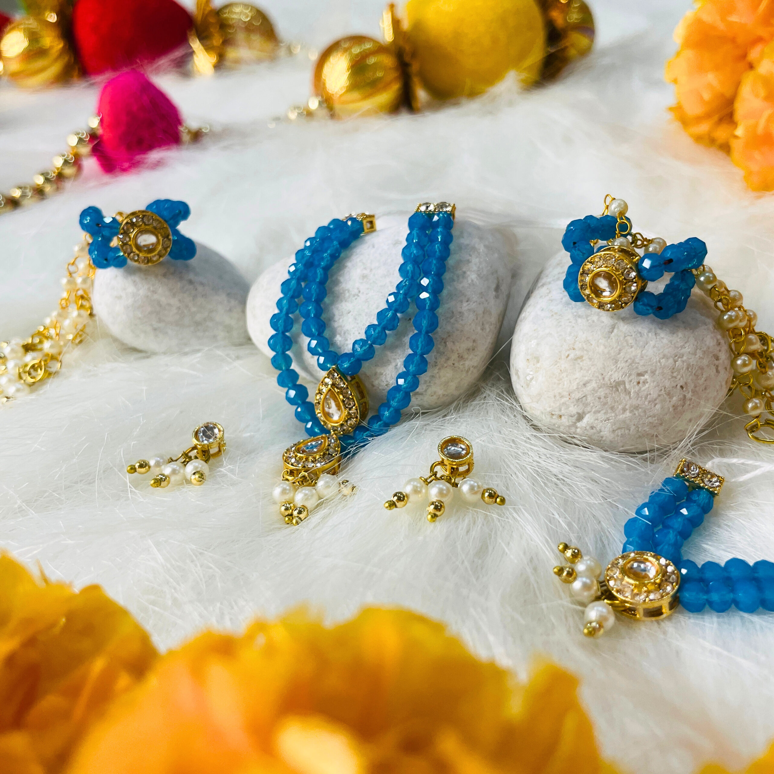 Neel Madhav Divine Jewelry Set