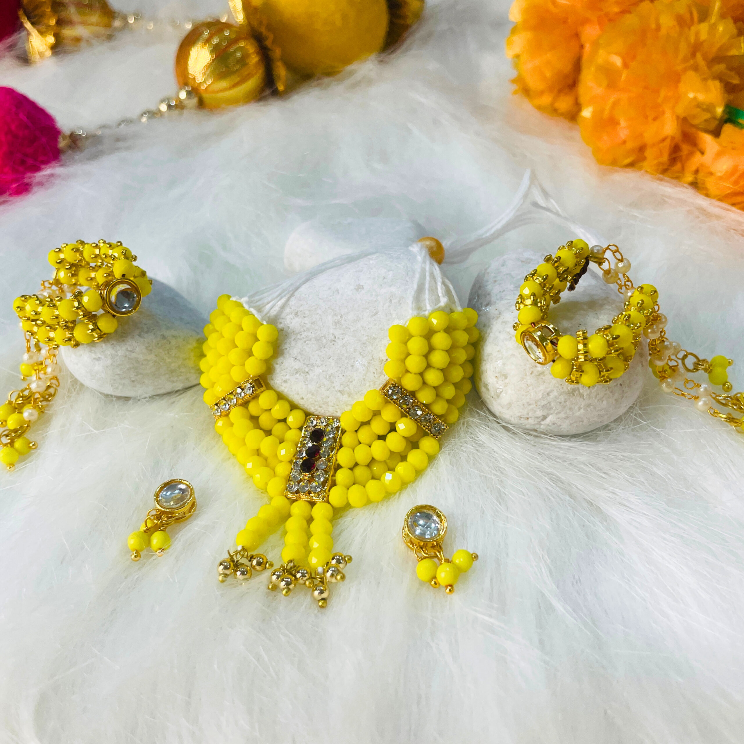 Divine Beaded Alankaram Set