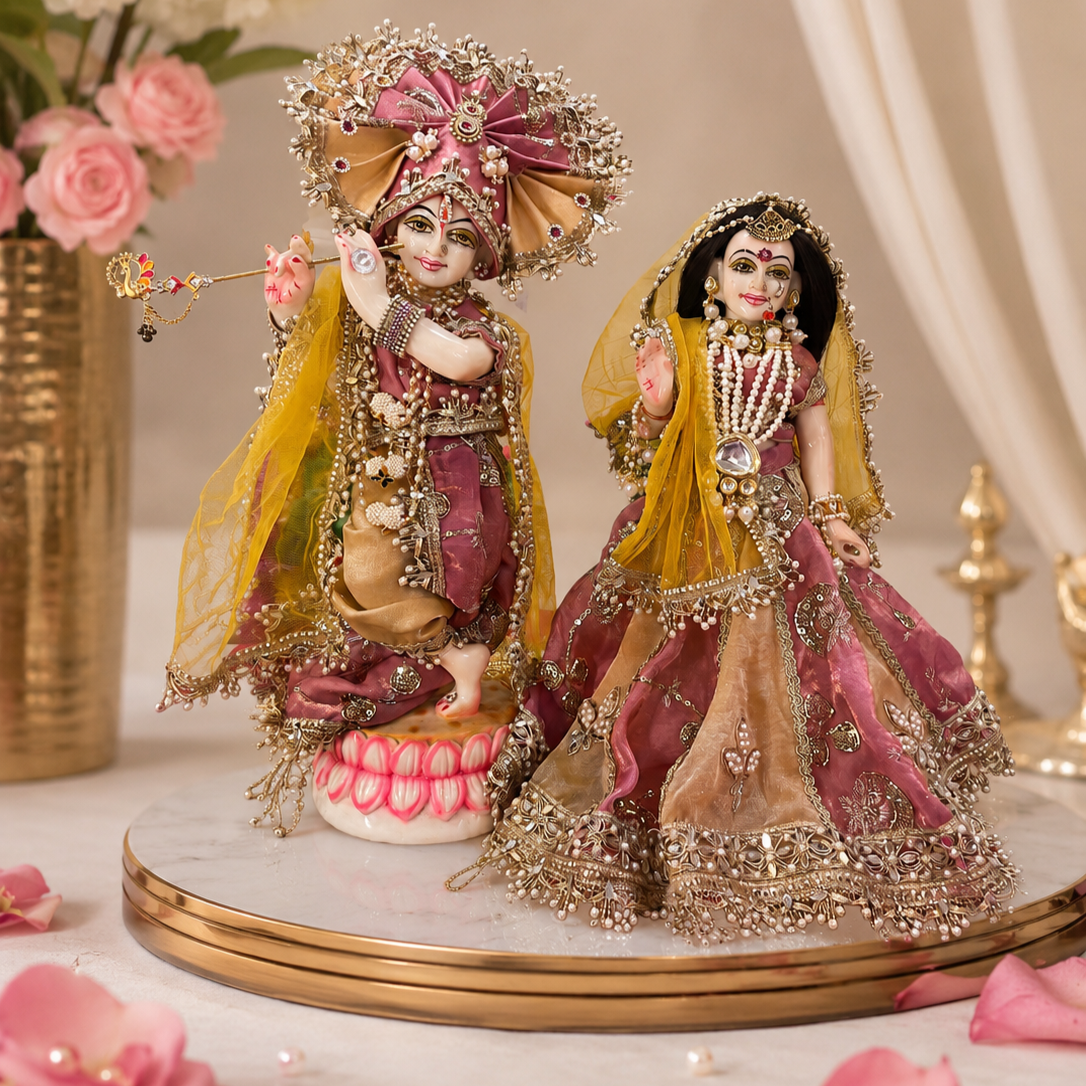 Gulab Madhuri Radha Krishna Poshak