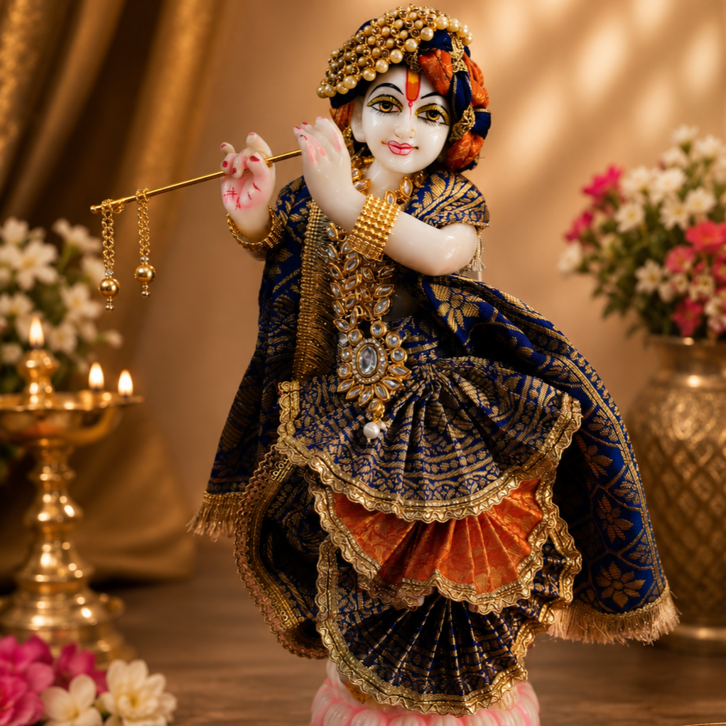 Neel Rajvastra Radha Krishna Poshak