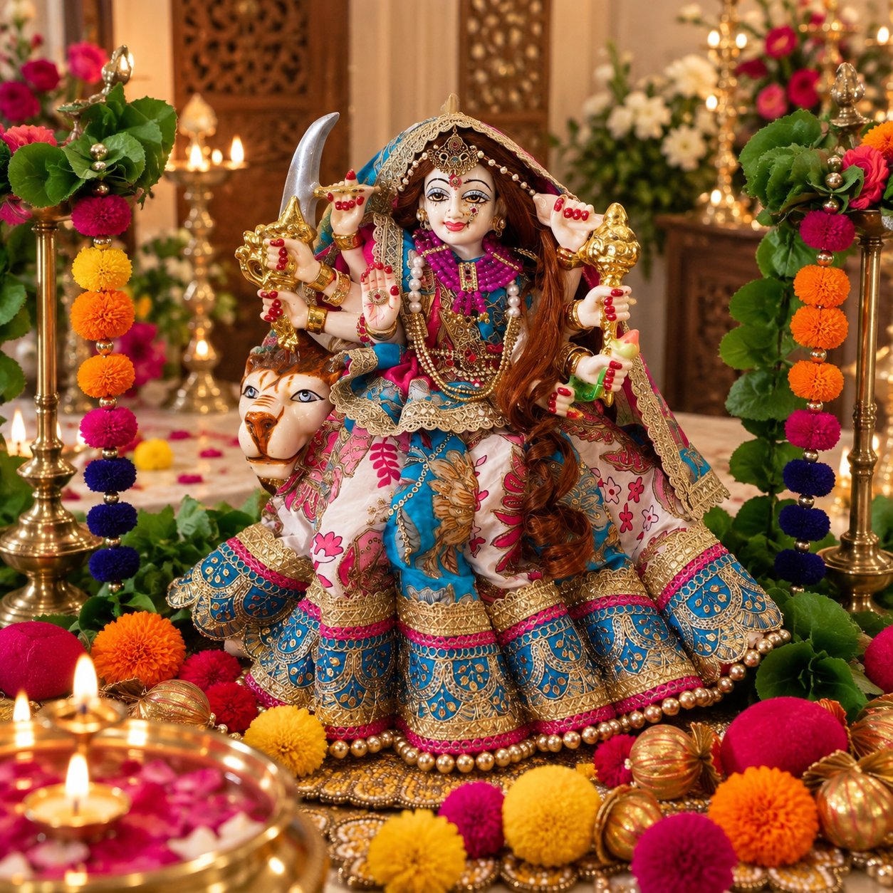 Divya Shakti Shringar Mata Rani Poshak