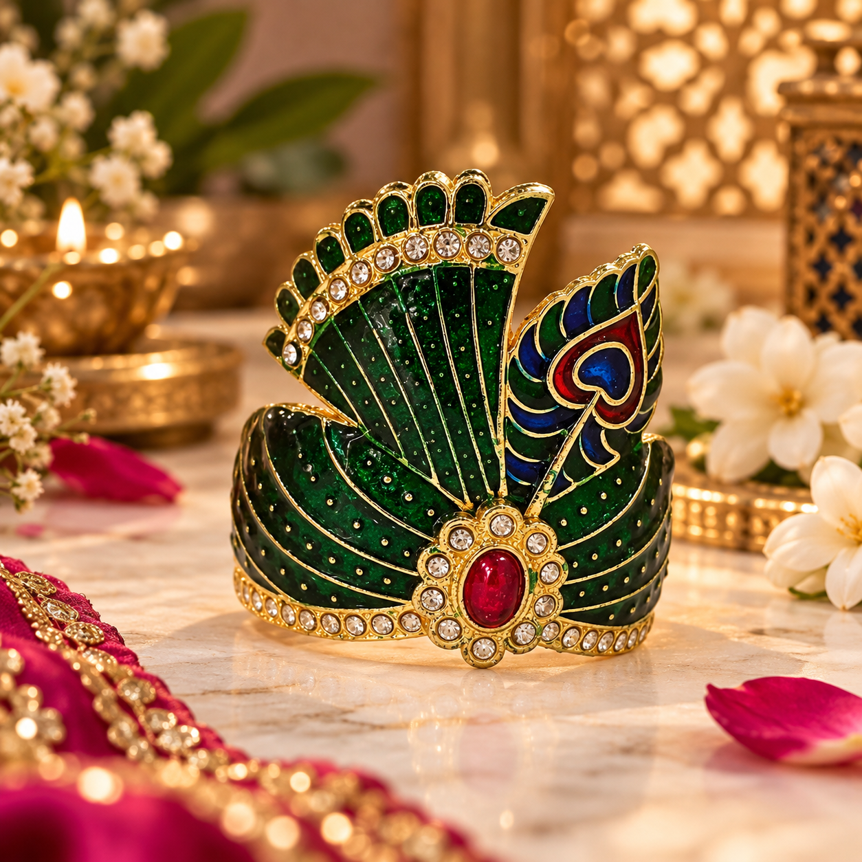 Shyam Shobha Emerald Mukut